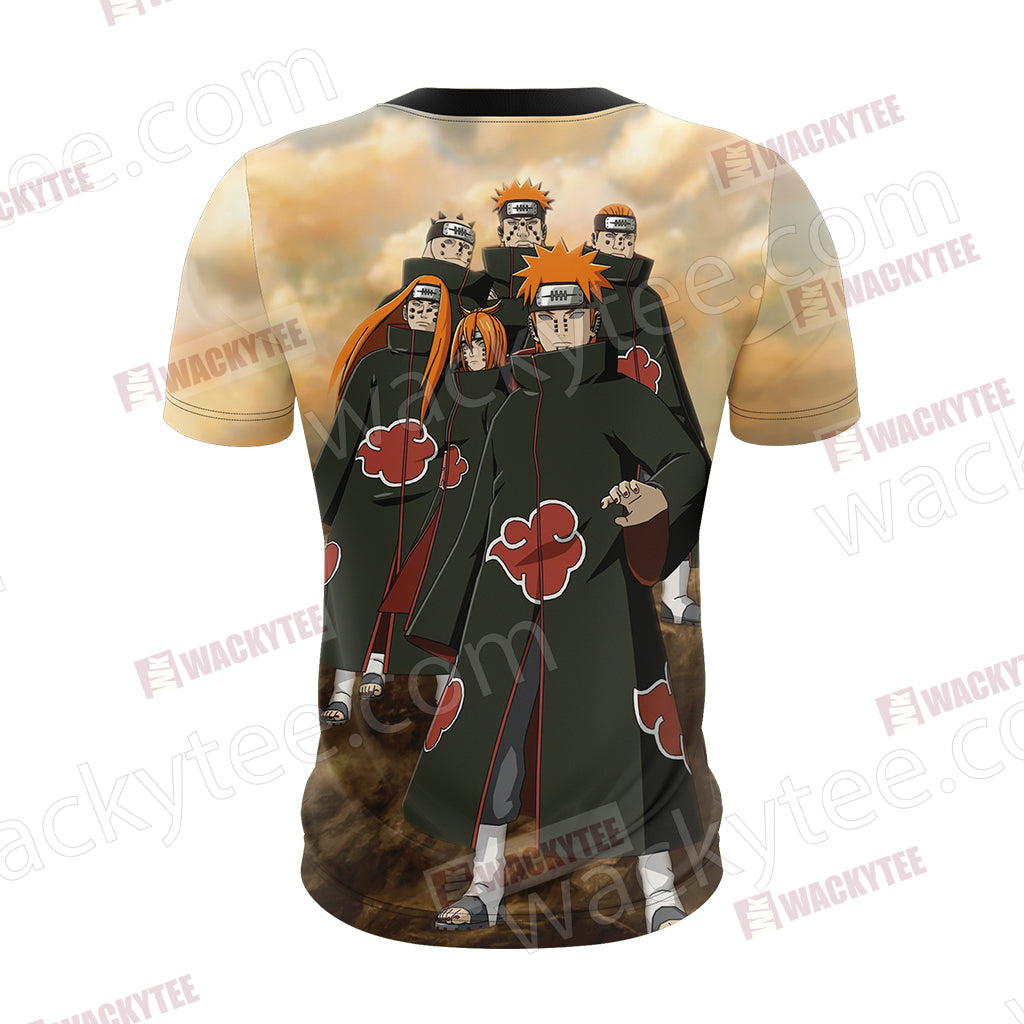 Naruto Six Paths Of Pain Unisex 3D T-shirt