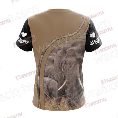 Love Elephant Unisex 3D T-shirt