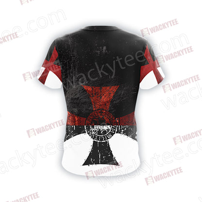 Christian - Knights Templar- Templi Sigilvm Militvm Unisex 3D T-shirt