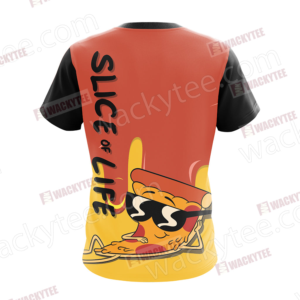 Pizza Slice Of Life Unisex 3D T-shirt
