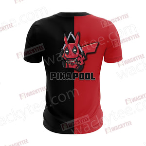 Pikachu And Deadpool Unisex 3D T-shirt