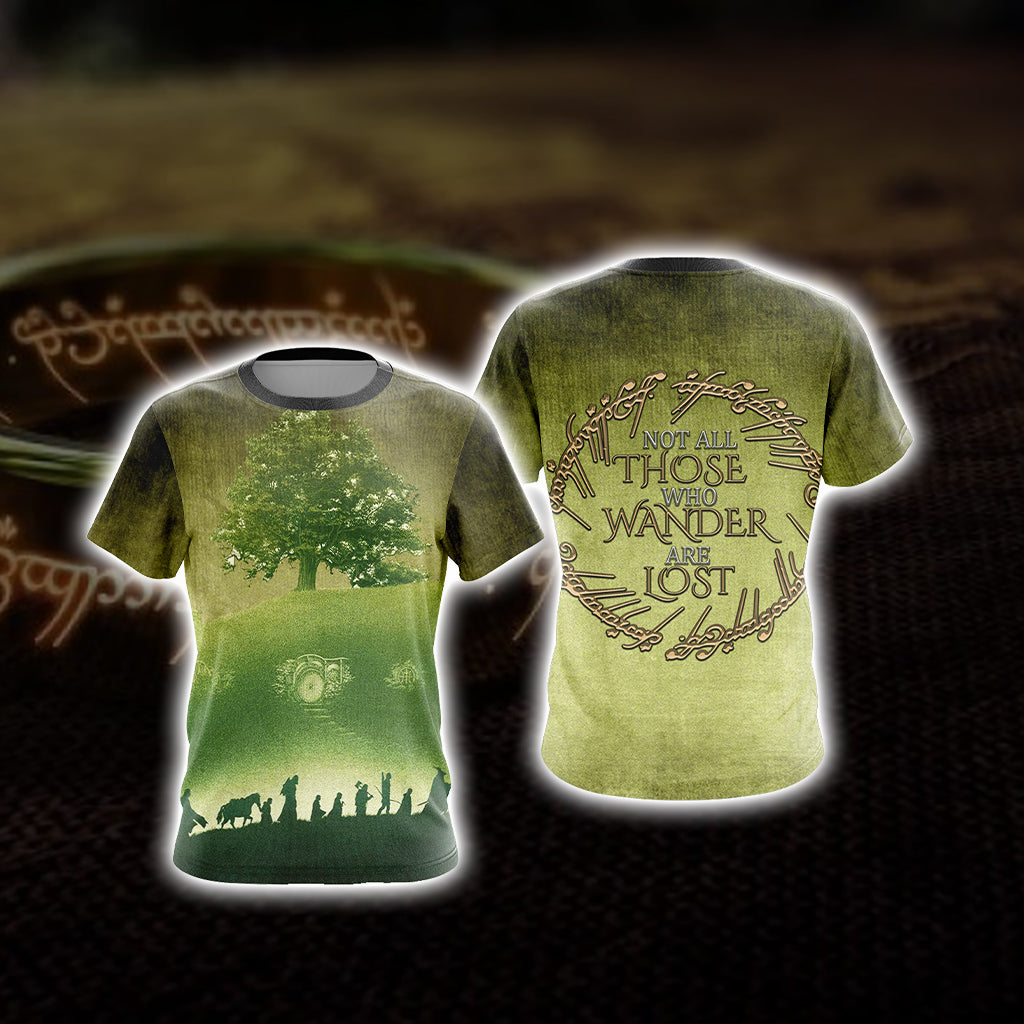 Lord Of The Ring - Not all those who wander are lost Unisex 3D T-shirt T-shirt