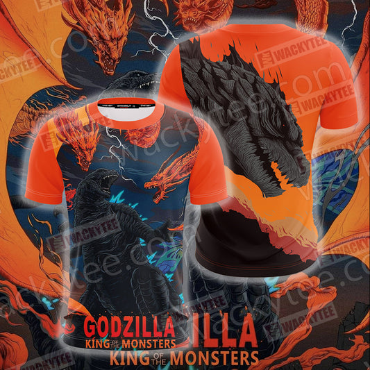 Godzilla King Of The Monsters Unisex 3D T-shirt T-shirt