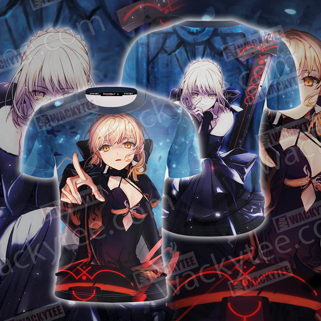Fate/Stay Night Saber Alter 3D T-shirt T-shirt