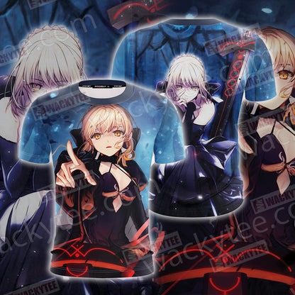 Fate/Stay Night Saber Alter 3D T-shirt T-shirt