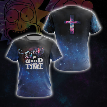 God Is Good All The Time Jesus Lovers Unisex 3D T-shirt