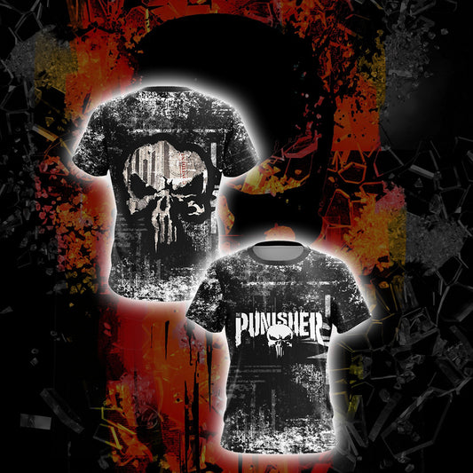 The Punisher New Version Unisex 3D T-shirt T-shirt