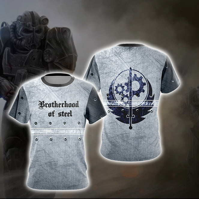 Fallout 4 - Brotherhood of steel Unisex 3D T-shirt T-shirt