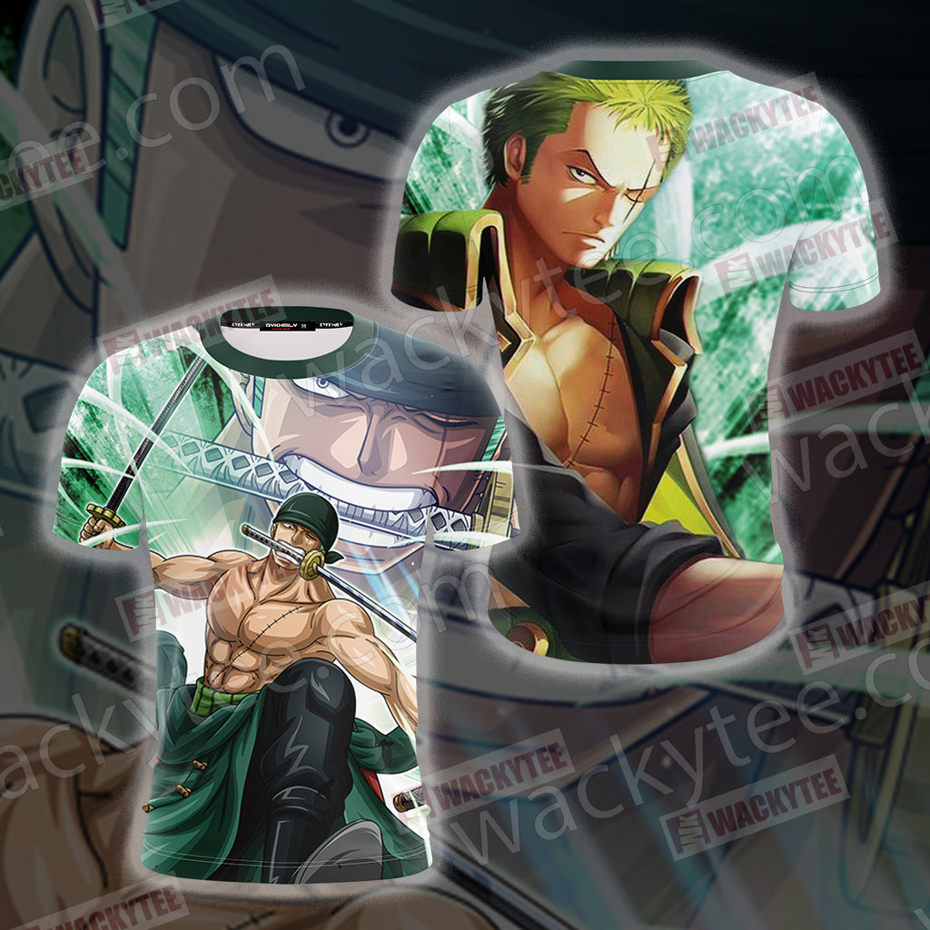One Piece Pirate Hunter Zoro Unisex 3D T-shirt T-shirt