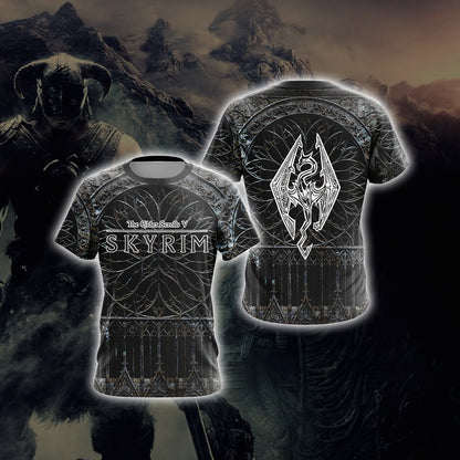 The Elder Scrolls - Skyrim New Style Unisex 3D T-shirt T-shirt