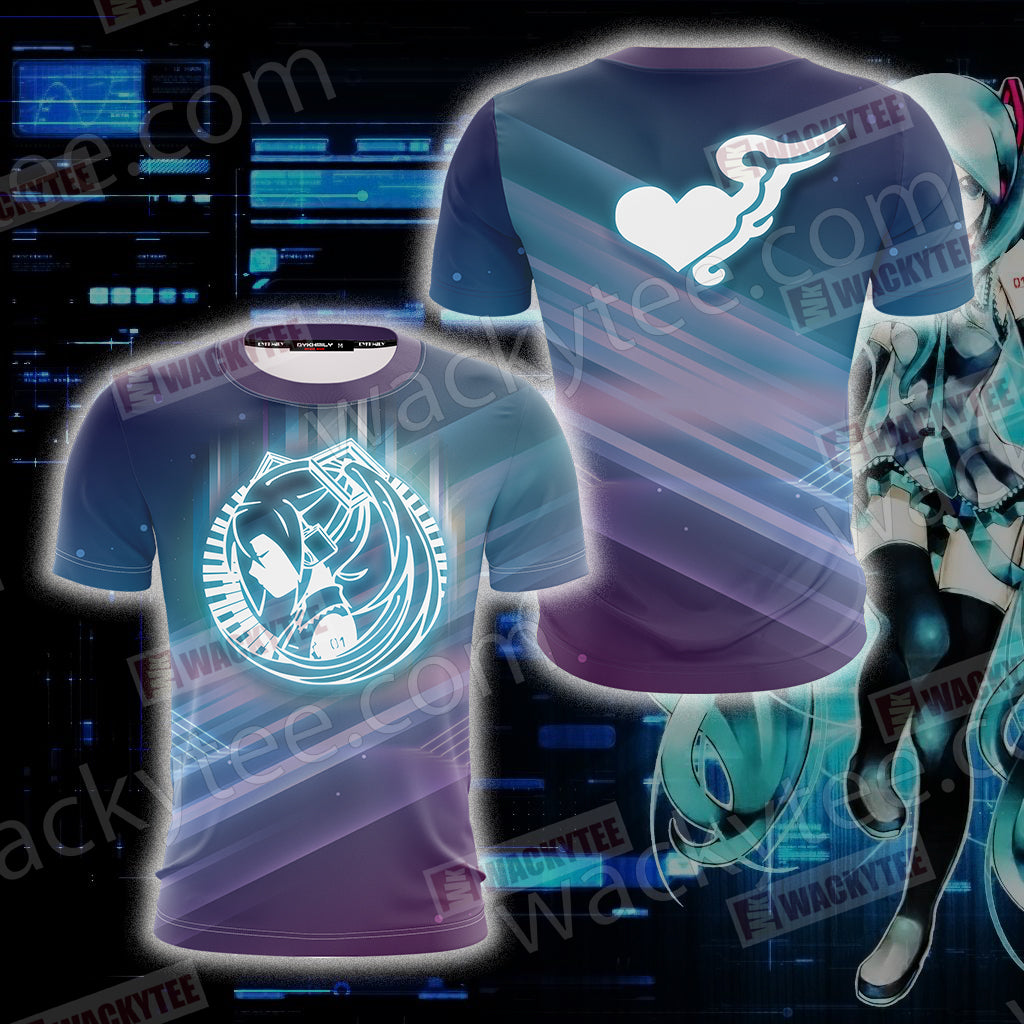 Hatsune Miku New Unisex 3D T-shirt