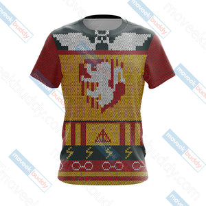 Harry Potter - Brave Like A Gryffindor Knitting Style Unisex 3D T-shirt