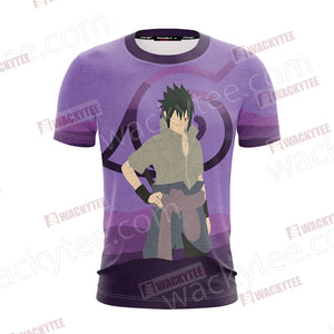 Naruto Uchiha Sasuke Konoha Unisex 3D T-shirt