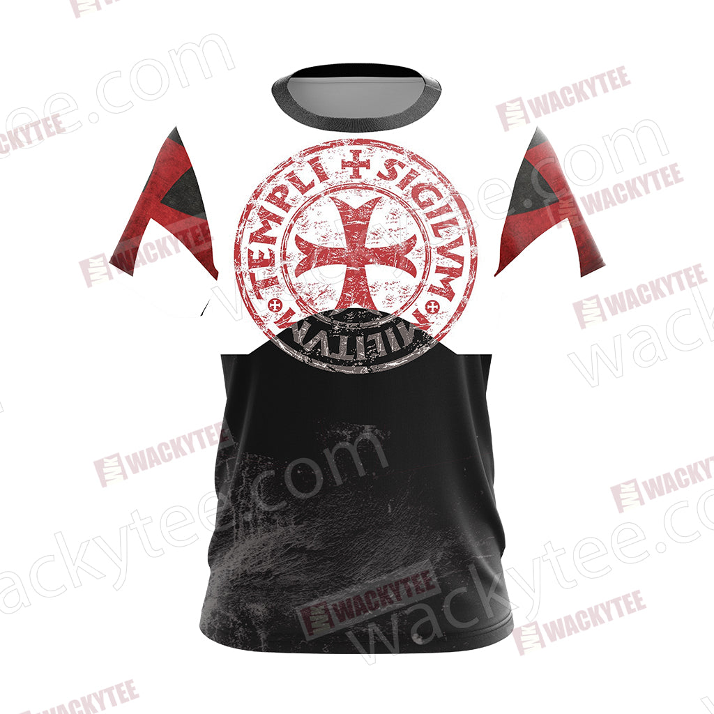 Christian - Knights Templar- Templi Sigilvm Militvm Unisex 3D T-shirt