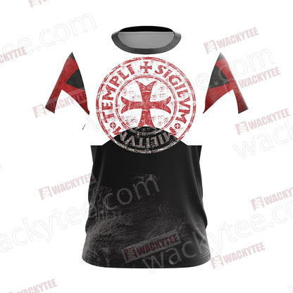 Christian - Knights Templar- Templi Sigilvm Militvm Unisex 3D T-shirt
