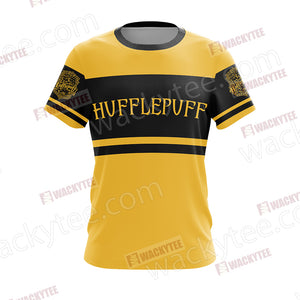 Harry Potter - Hufflepuff House Wacky New Style Unisex 3D T-shirt