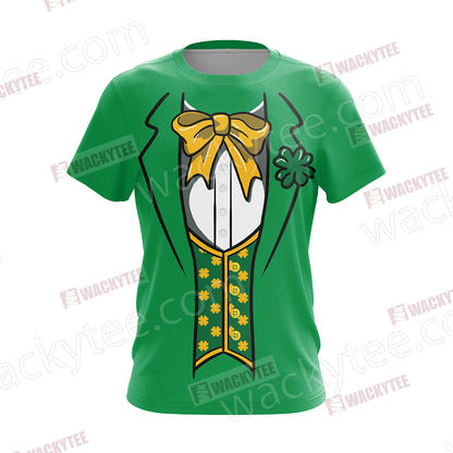 Leprechaun Costumes Saint Patricks Day Unisex 3D T-shirt