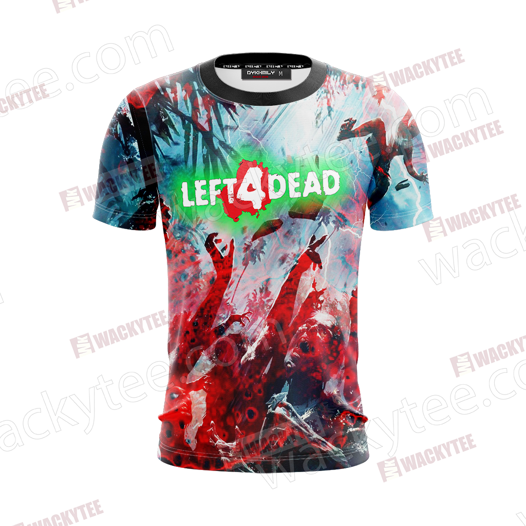 Left 4 Dead Video Game Unisex 3D T-shirt