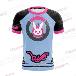 Overwatch - D.Va Symbol Unisex 3D T-shirt