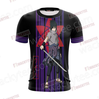Naruto - Uchiha Sasuke Unisex 3D T-shirt
