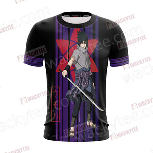 Naruto - Uchiha Sasuke Unisex 3D T-shirt