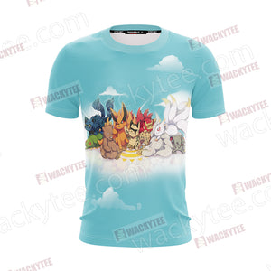 Naruto The Tailed Beasts Unisex 3D T-shirt