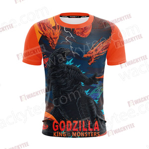 Godzilla King Of The Monsters Unisex 3D T-shirt