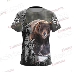 Hunting Passion - Bear Unisex 3D T-shirt