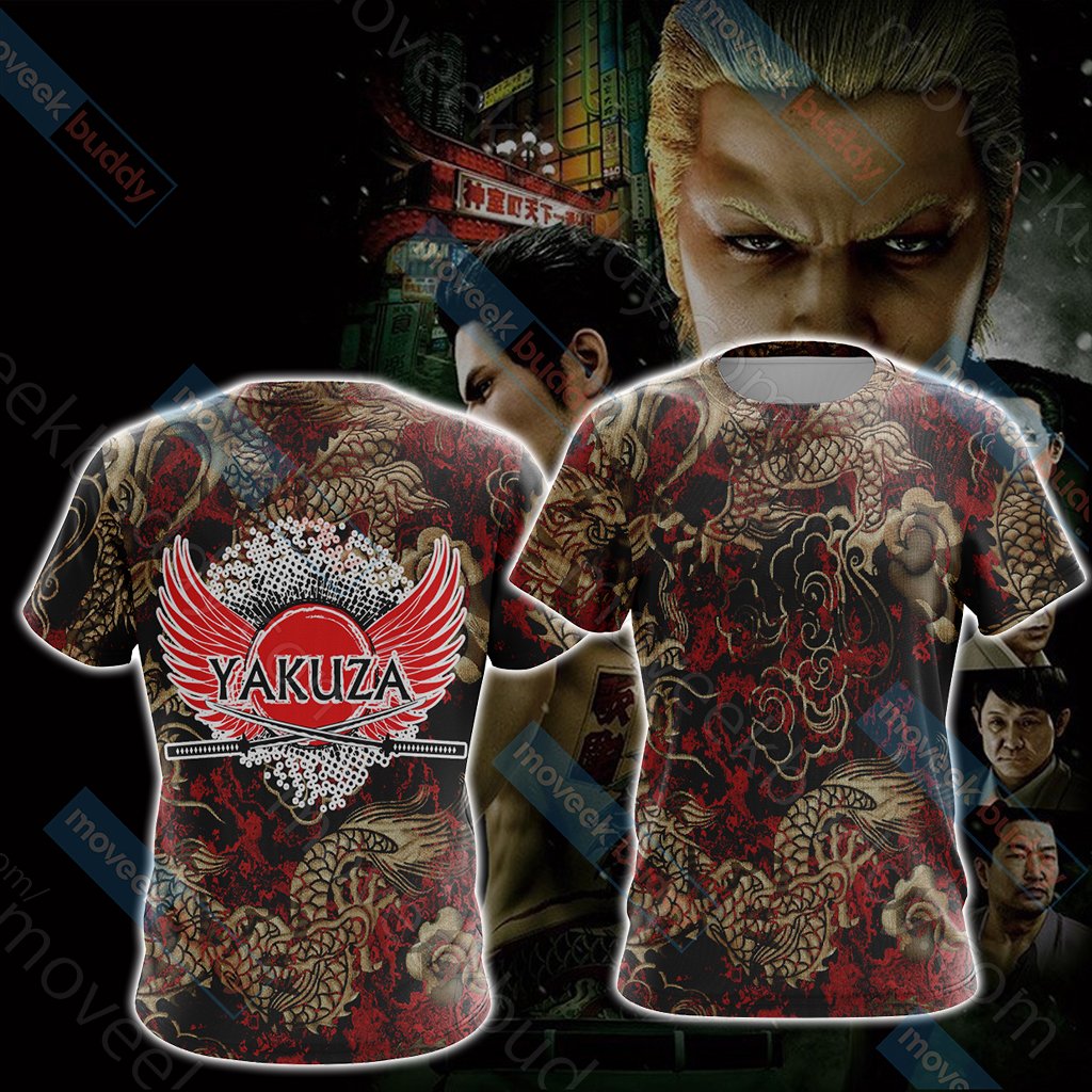 Yakuza Unisex 3D T-shirt T-shirt