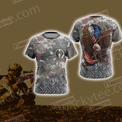 US Army Veteran Unisex 3D T-shirt