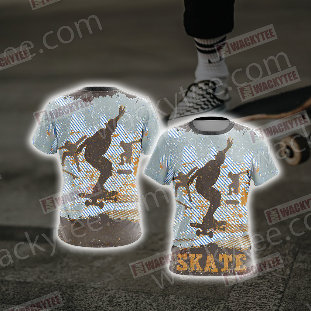Skateboarding New Style Unisex 3D T-shirt