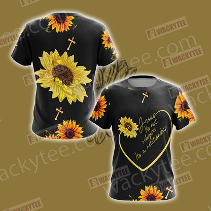 Christian - Its Not Religion Its A Relationship Unisex 3D T-shirt