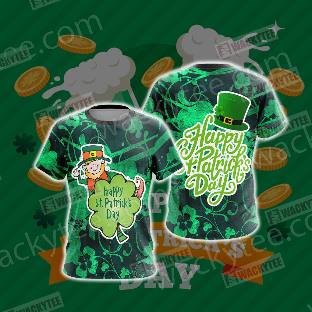 Happy Saint Patrick's Day New Look Unisex 3D T-shirt