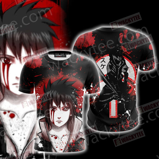Naruto: Sasuke Unisex 3D T-shirt T-shirt