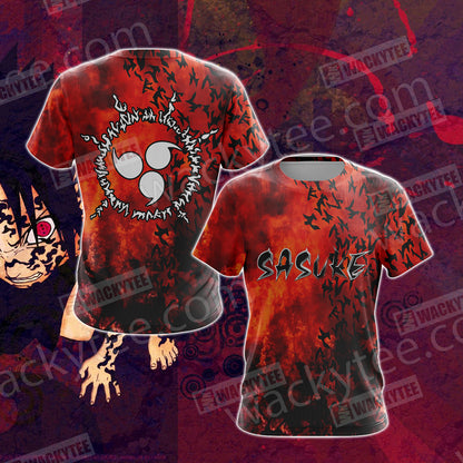 Naruto - Sasuke Cursed Seal Unisex 3D T-shirt T-shirt
