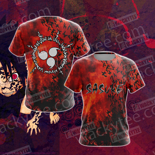 Naruto - Sasuke Cursed Seal Unisex 3D T-shirt T-shirt