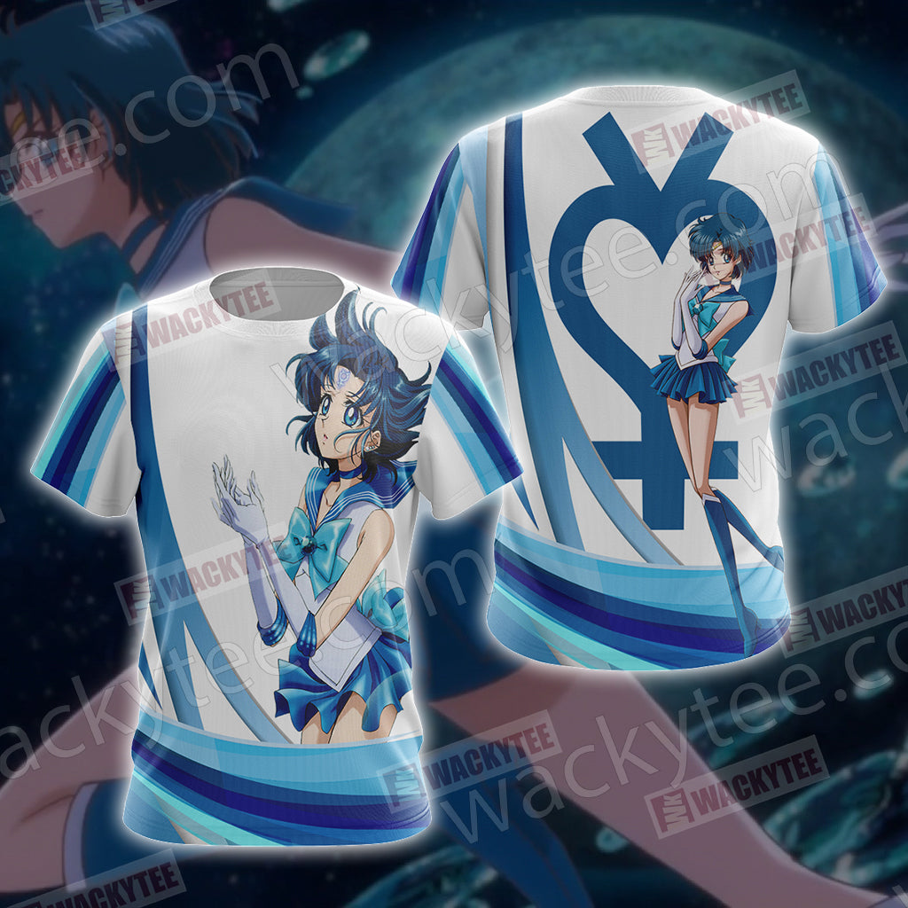 Sailor Moon - Sailor Mercury New 3D T-shirt T-shirt