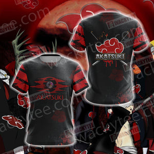 Naruto Akatsuki New Style Unisex 3D T-shirt