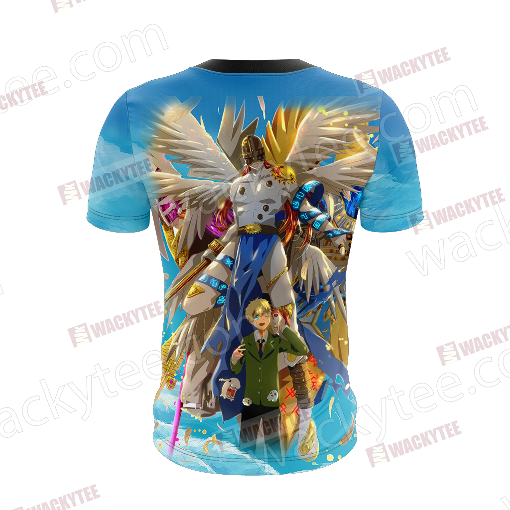 Digimon Takaishi Takeru And Angemon Unisex 3D T-shirt