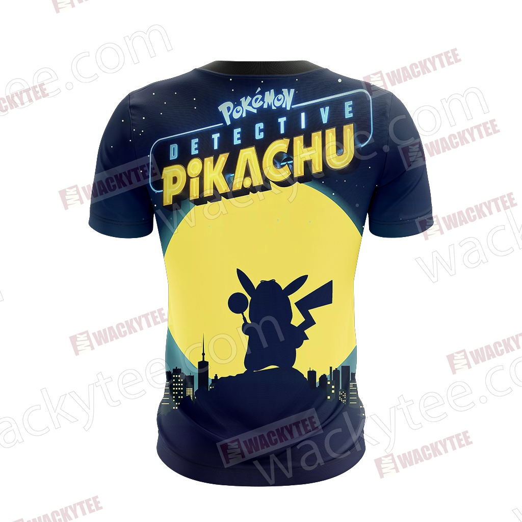 Pokemon Detective Pikachu Unisex 3D T-shirt