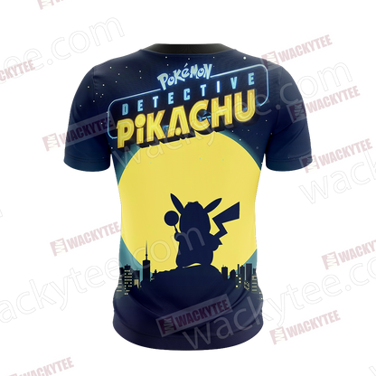 Pokemon Detective Pikachu Unisex 3D T-shirt