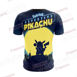 Pokemon Detective Pikachu Unisex 3D T-shirt