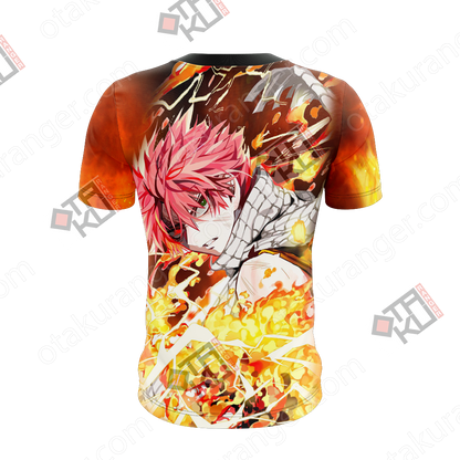 Fairy Tail: Dragon Cry Natsu Dragneel New Look Unisex 3D T-shirt