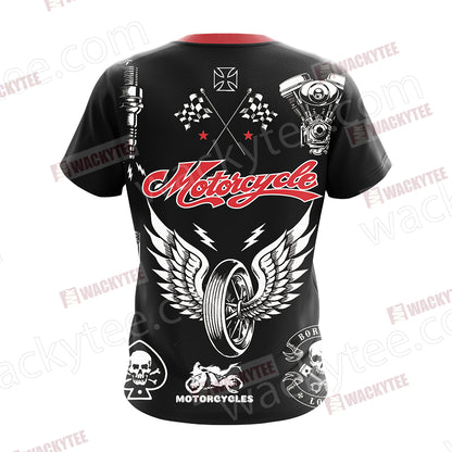 Motorcycle Unisex 3D T-shirt