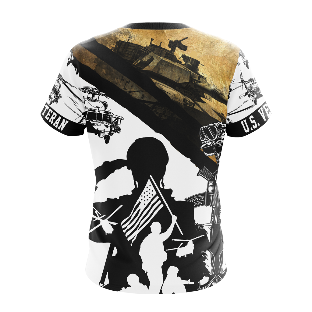 US Army Veteran T-shirt Zip Hoodie Hawaiian shirt