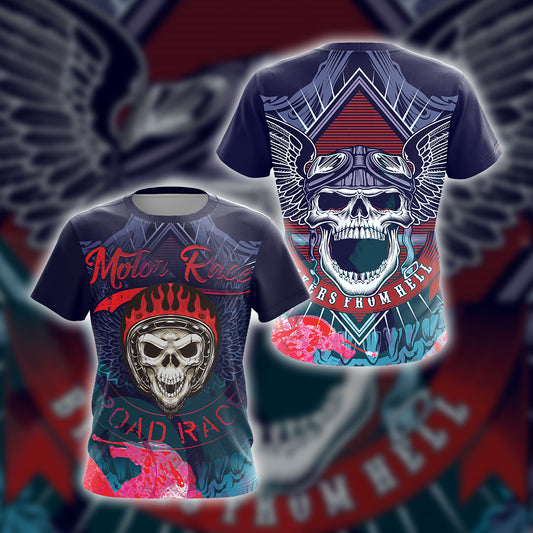 Biker From Hell Unisex 3D T-shirt