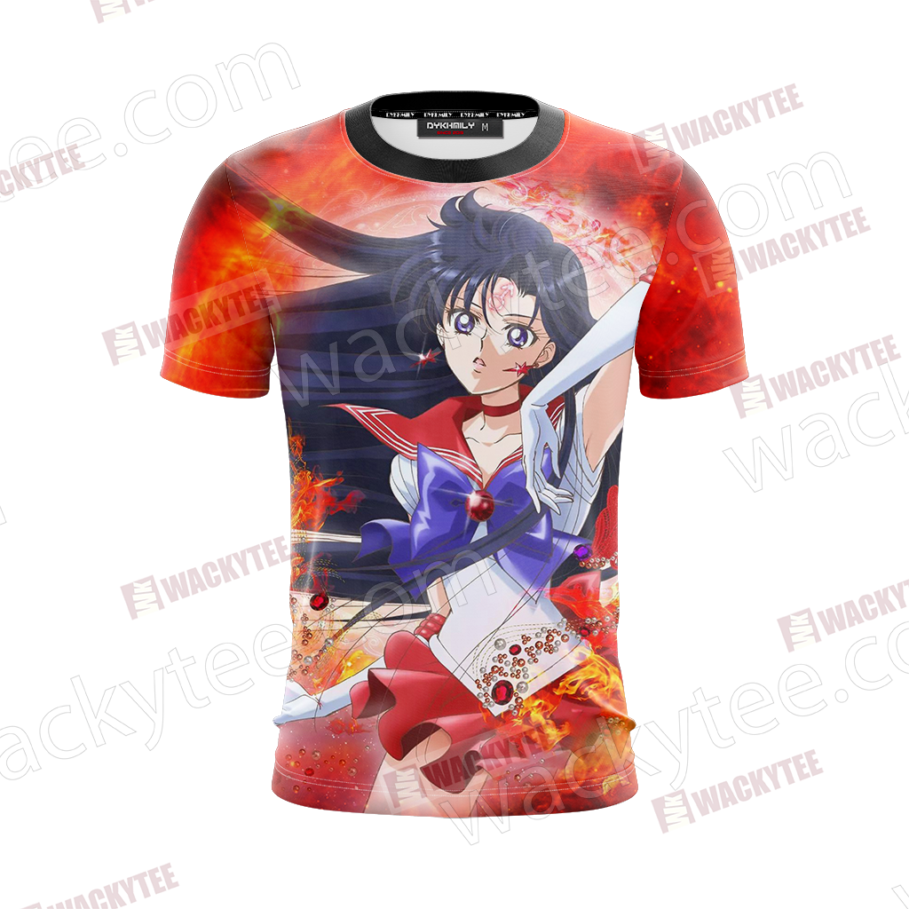 Sailor Moon Sailor Mars (Rei Hino) Unisex 3D T-shirt