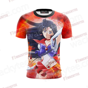 Sailor Moon Sailor Mars (Rei Hino) Unisex 3D T-shirt