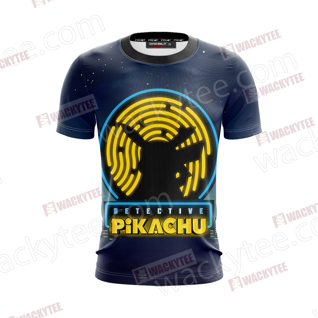 Pokemon Detective Pikachu Unisex 3D T-shirt