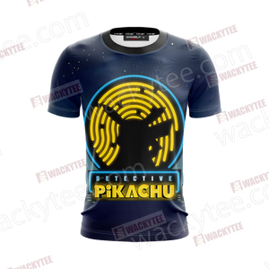 Pokemon Detective Pikachu Unisex 3D T-shirt